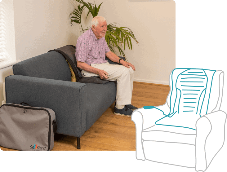 Chair Lift Cushion for Elderly - Compact Personal Seat Lift Cushion by  SitnStand